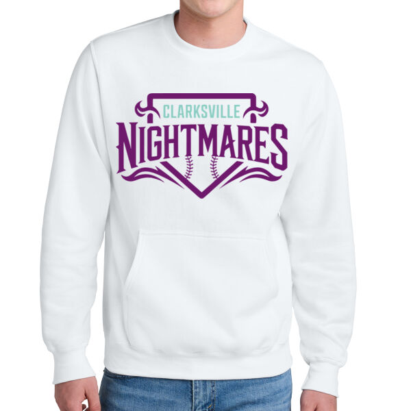 Clarksville Nightmares - Core Fleece Crewneck Pocket Sweatshirt Thumbnail
