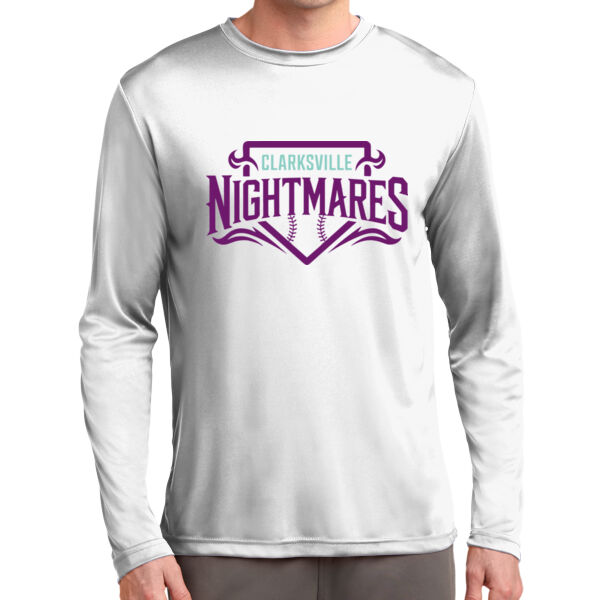 Clarksville Nightmares - Long Sleeve PosiCharge ® Competitor Tee Thumbnail