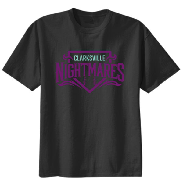Clarksville Nightmares + Custom Names  - Youth Core Blend Tee Thumbnail
