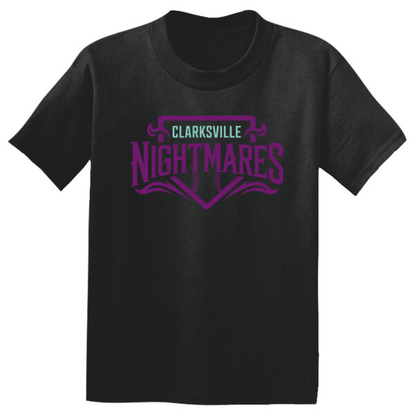 Clarksville Nightmares + Custom Names  - Youth PosiCharge ® Competitor Tee Thumbnail