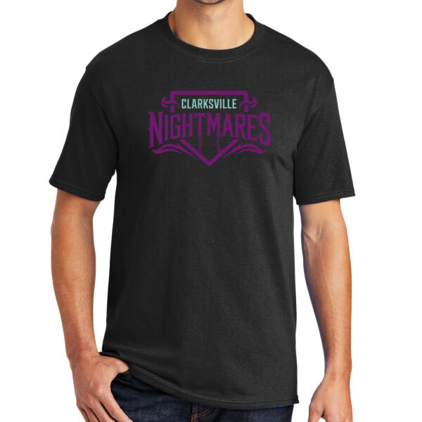 Clarksville Nightmares + Custom Names  - Core Blend Tee Thumbnail