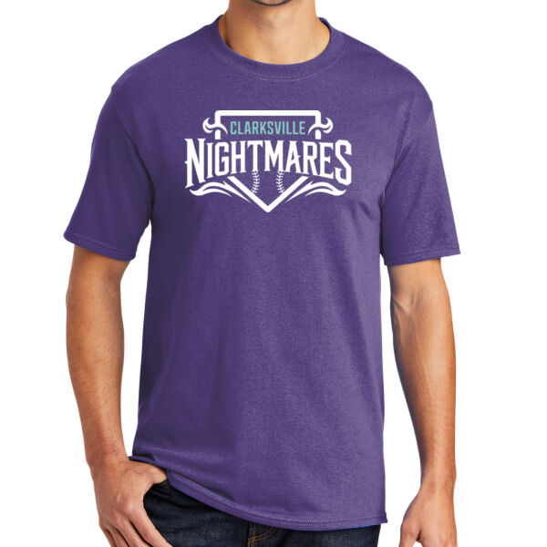 Clarksville Nightmares + Custom Names  - Core Blend Tee 2 Thumbnail